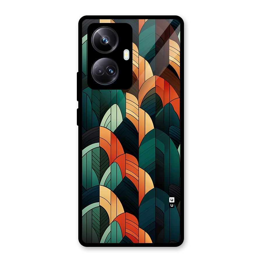Abstract Seamless Pattern Glass Back Case for Realme 10 Pro Plus