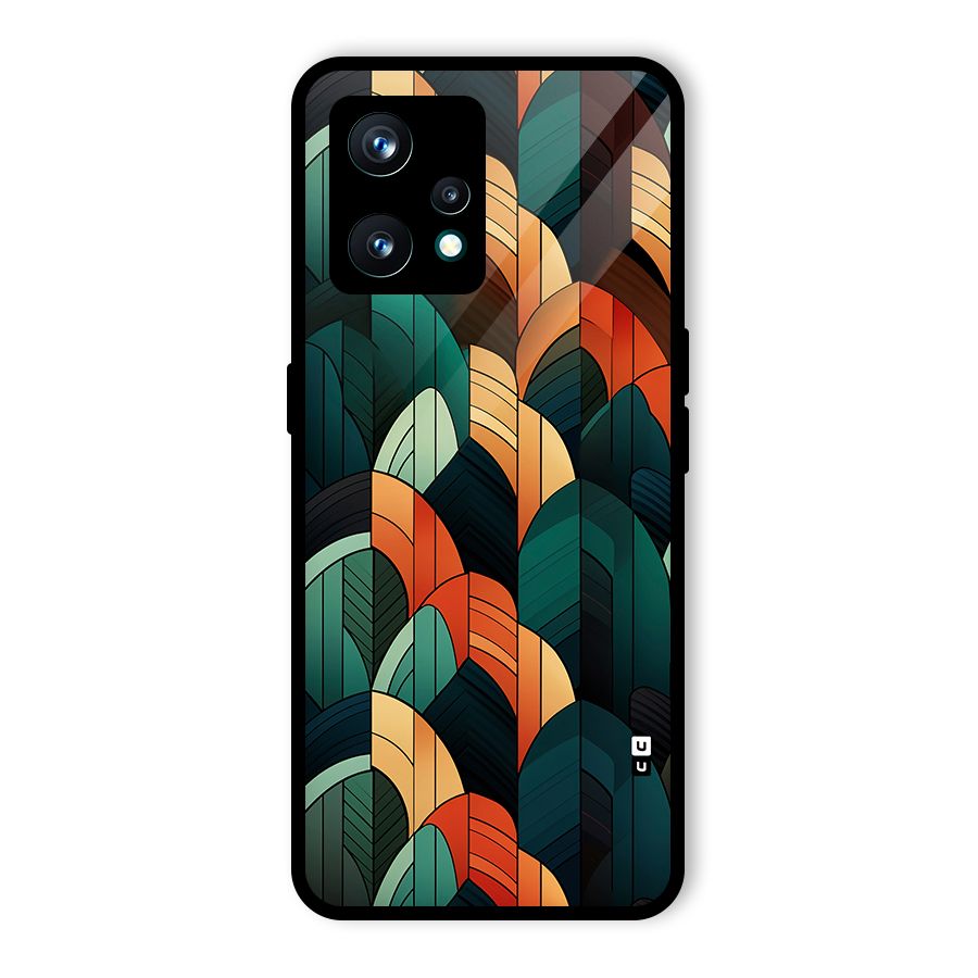 Abstract Seamless Pattern Glass Back Case for Realme 9 Pro Plus 5G