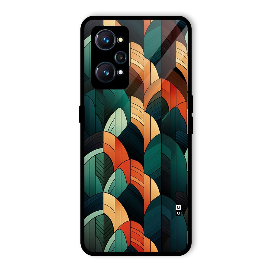 Abstract Seamless Pattern Glass Back Case for Realme GT Neo2