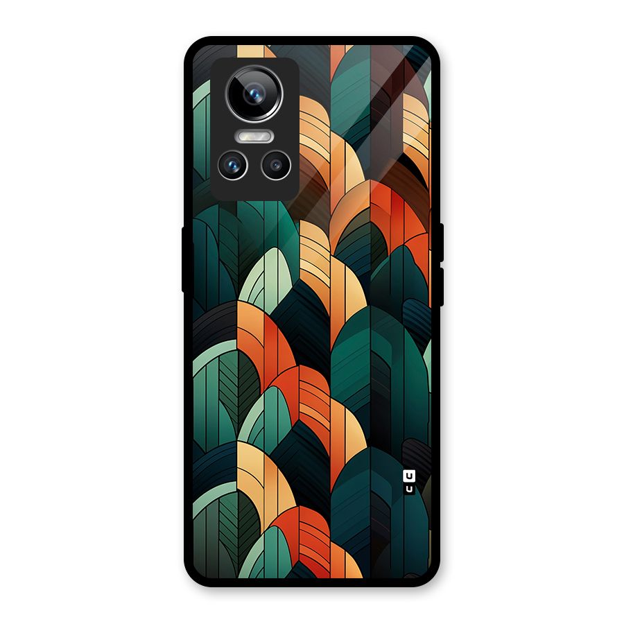 Abstract Seamless Pattern Glass Back Case for Realme GT Neo 3