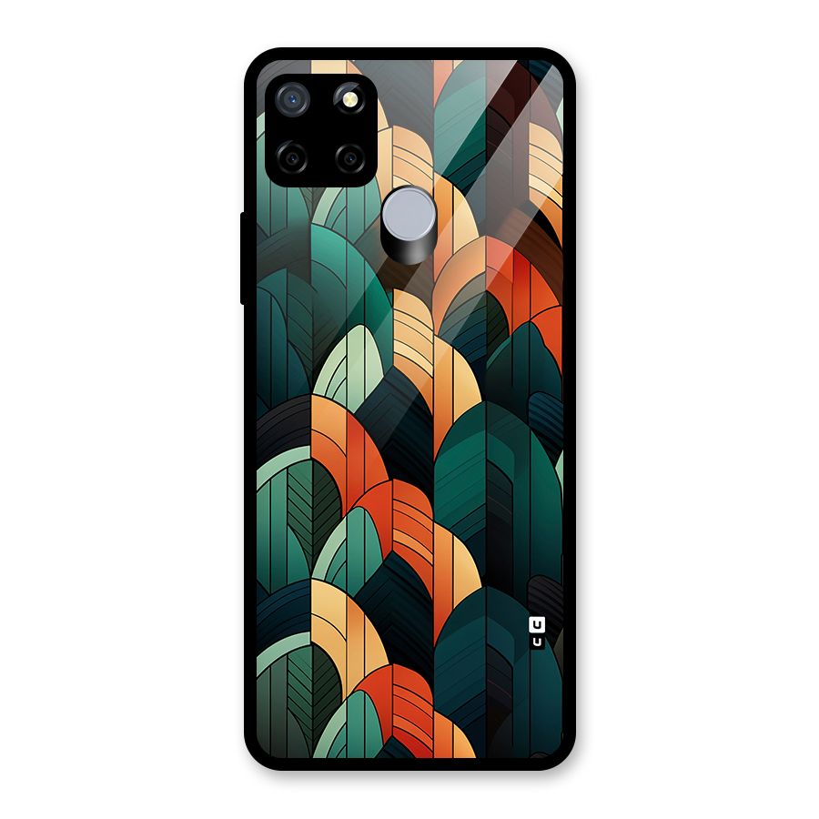 Abstract Seamless Pattern Glass Back Case for Realme Narzo 20