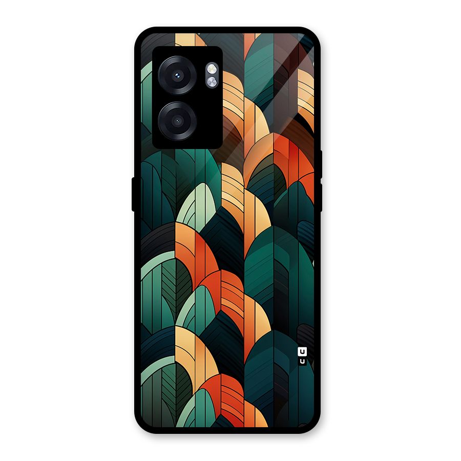 Abstract Seamless Pattern Glass Back Case for Realme Narzo 50 5G