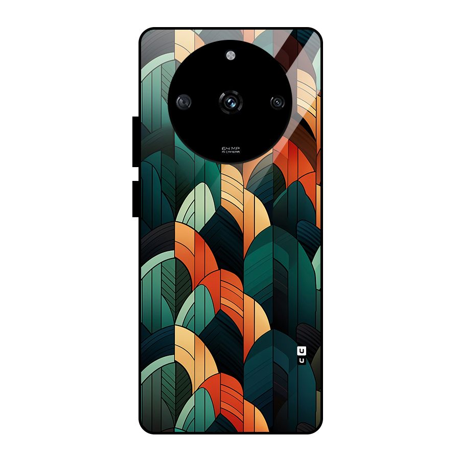 Abstract Seamless Pattern Glass Back Case for Realme Narzo 60 5G