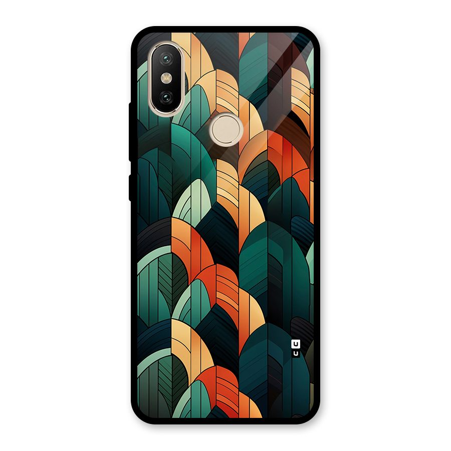 Abstract Seamless Pattern Glass Back Case for Redmi A2