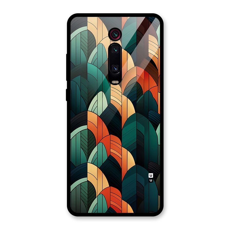 Abstract Seamless Pattern Glass Back Case for Redmi K20
