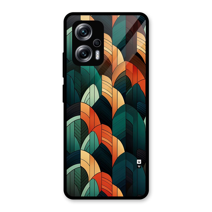 Abstract Seamless Pattern Glass Back Case for Redmi K50i