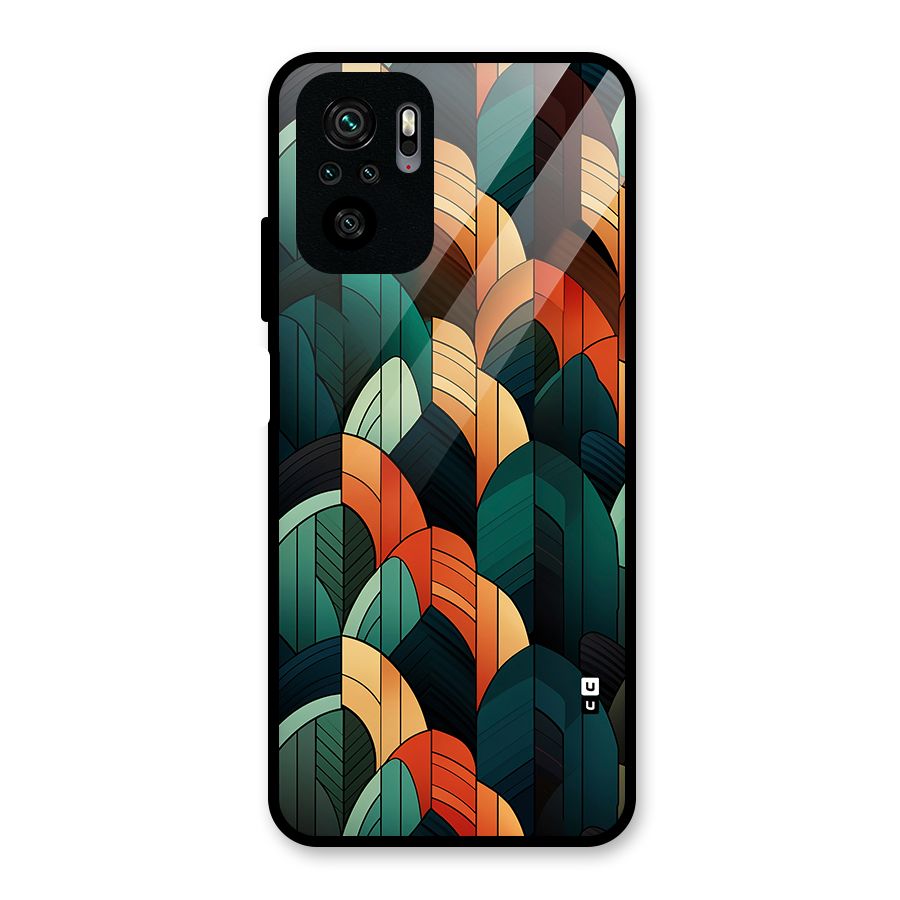 Abstract Seamless Pattern Glass Back Case for Redmi Note 11 SE