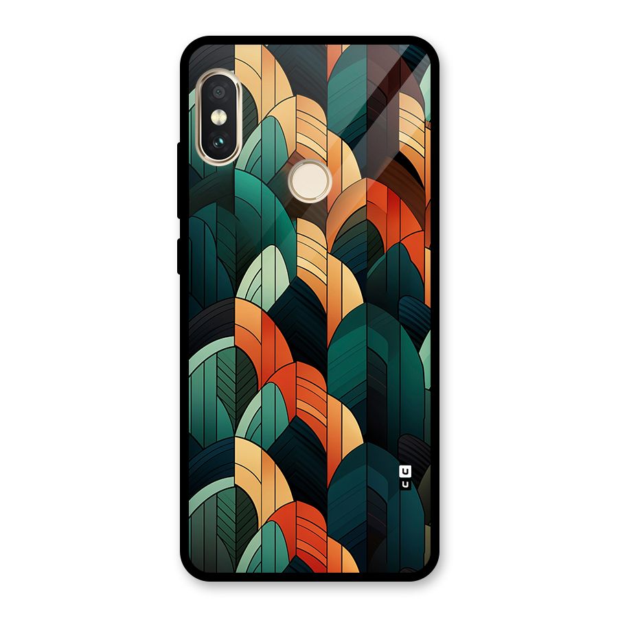 Abstract Seamless Pattern Glass Back Case for Redmi Note 5 Pro