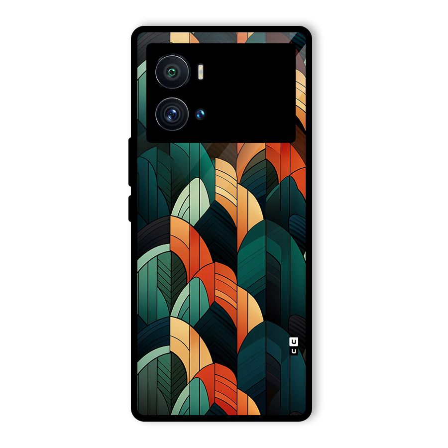 Abstract Seamless Pattern Glass Back Case for Vivo iQOO 9 Pro