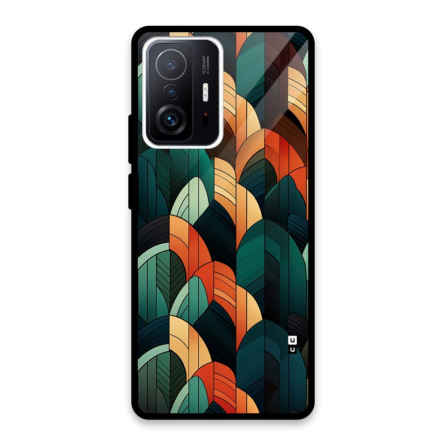 Abstract Seamless Pattern Glass Back Case for Xiaomi 11T Pro