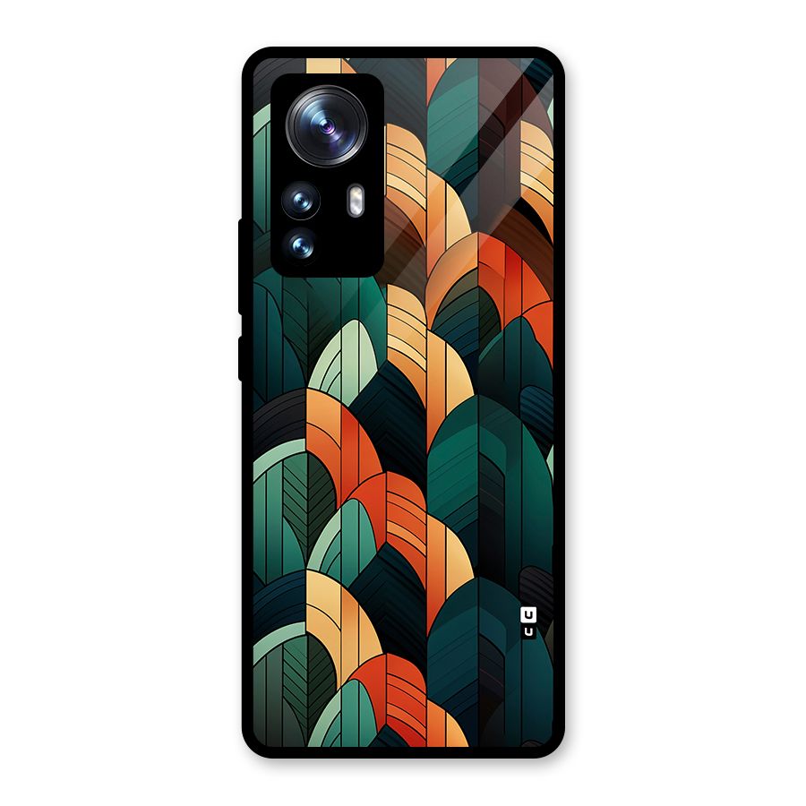 Abstract Seamless Pattern Glass Back Case for Xiaomi 12 Pro