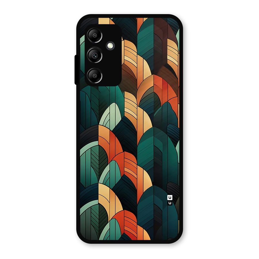 Abstract Seamless Pattern Metal Back Case for Galaxy A14 5G