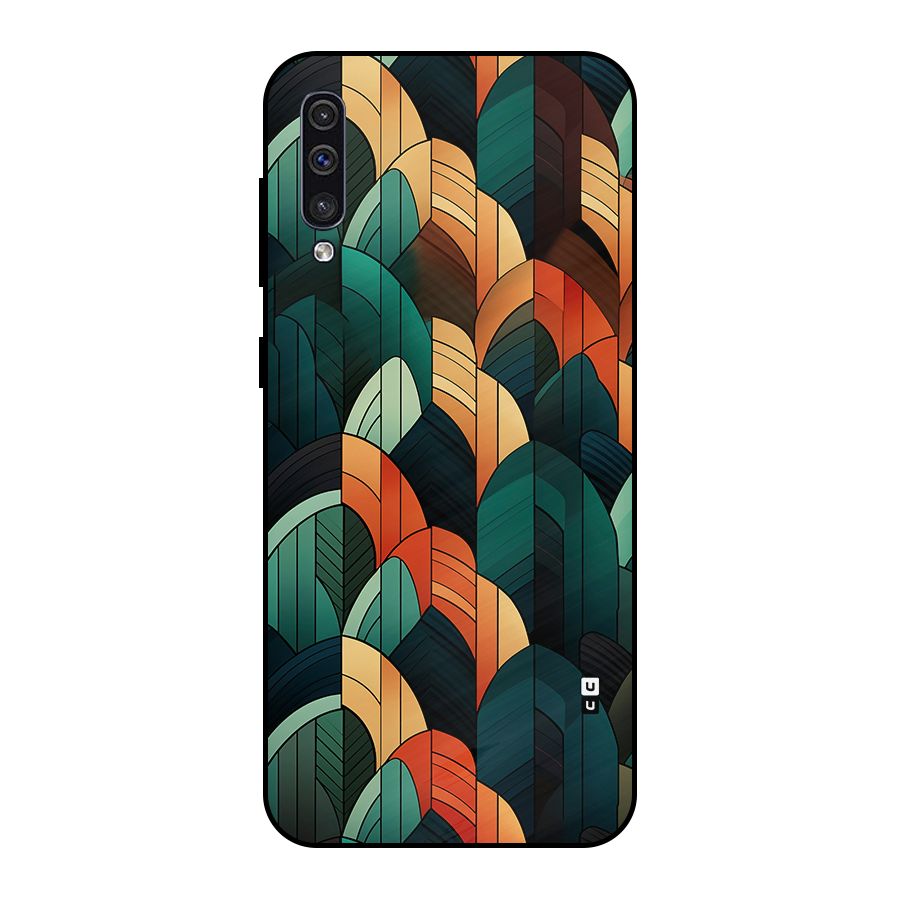 Abstract Seamless Pattern Metal Back Case for Galaxy A50s