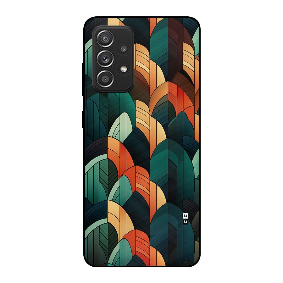 Abstract Seamless Pattern Metal Back Case for Galaxy A52