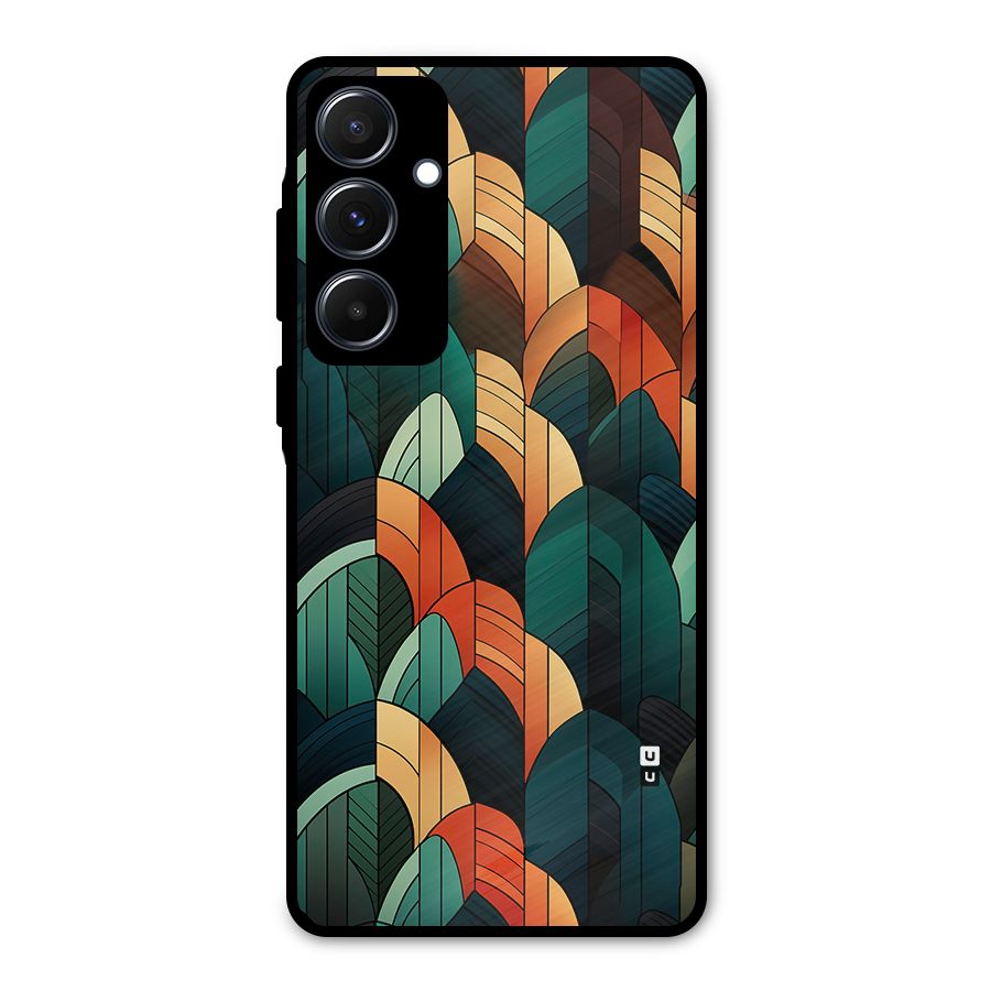 Abstract Seamless Pattern Metal Back Case for Galaxy A55