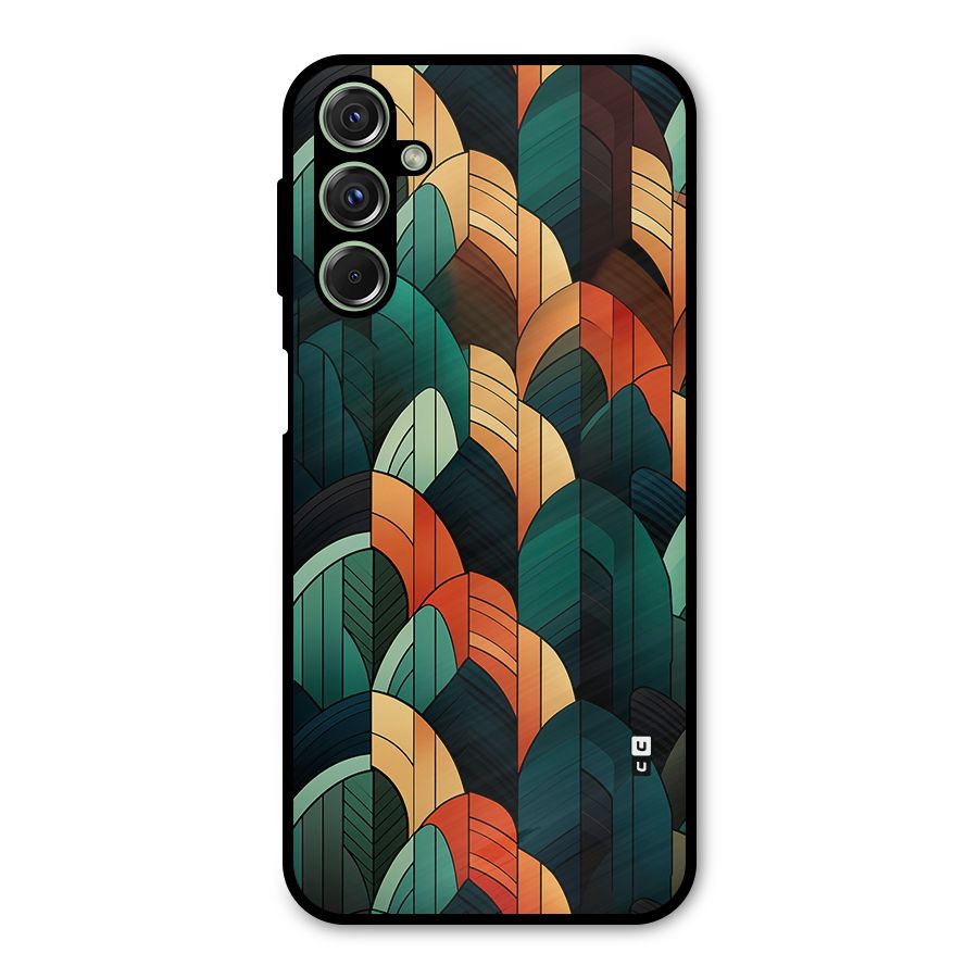 Abstract Seamless Pattern Metal Back Case for Galaxy M34