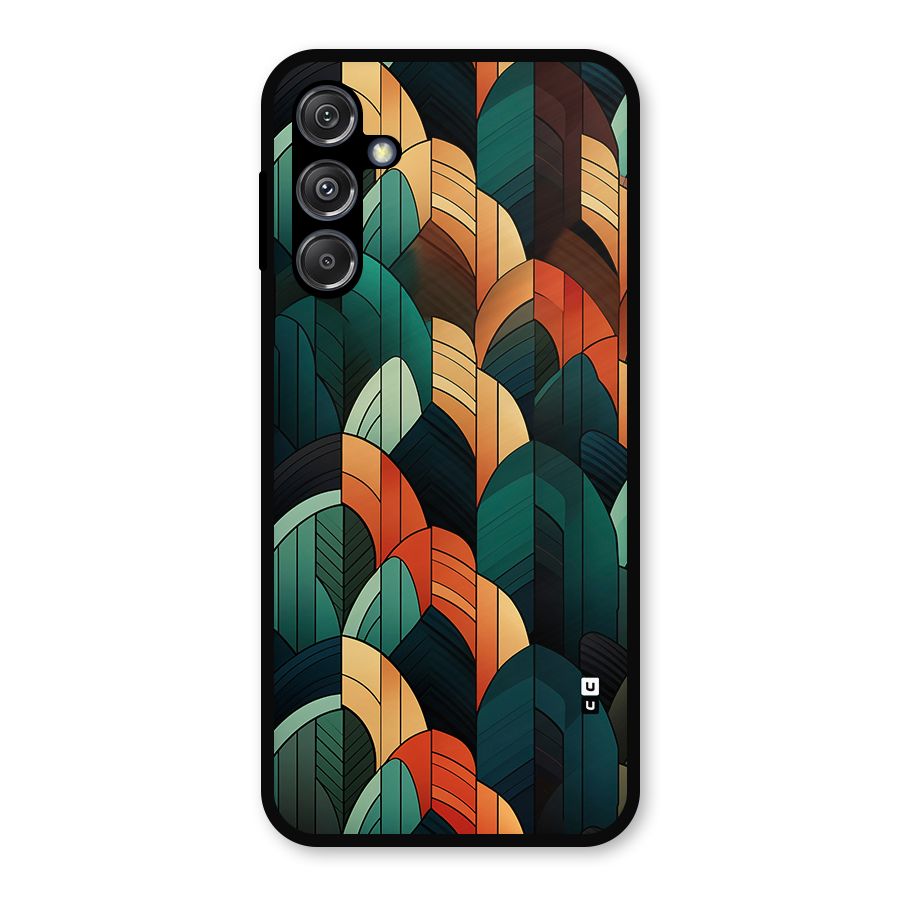 Abstract Seamless Pattern Metal Back Case for Galaxy M34 5G