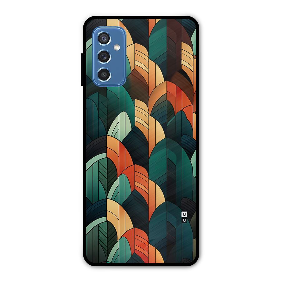 Abstract Seamless Pattern Metal Back Case for Galaxy M52 5G