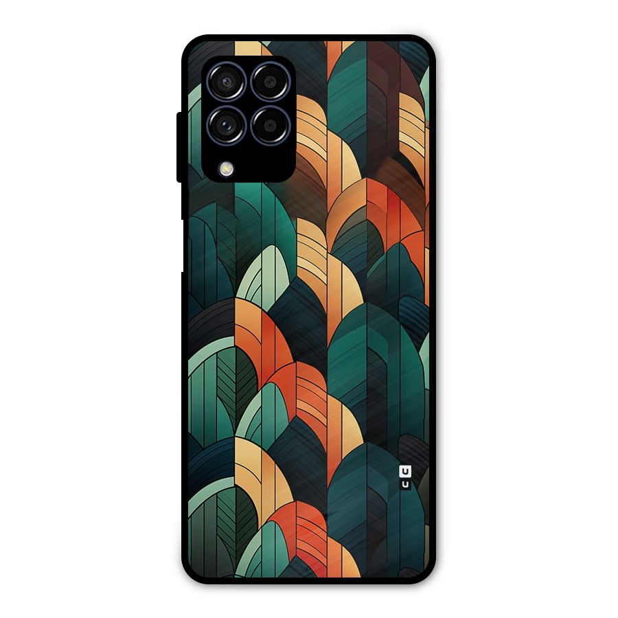 Abstract Seamless Pattern Metal Back Case for Galaxy M53 5G
