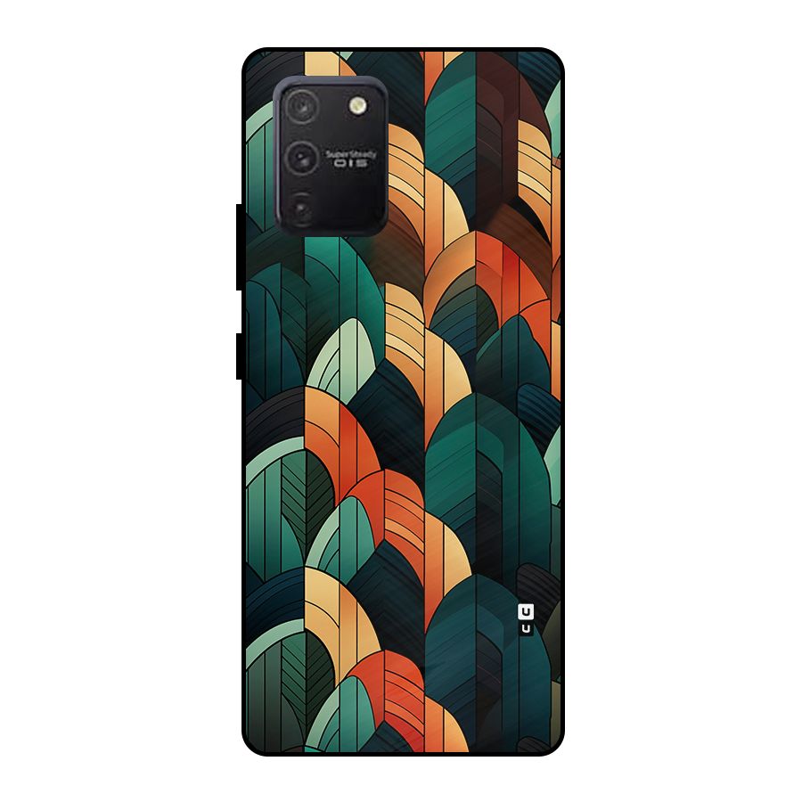 Abstract Seamless Pattern Metal Back Case for Galaxy S10 Lite