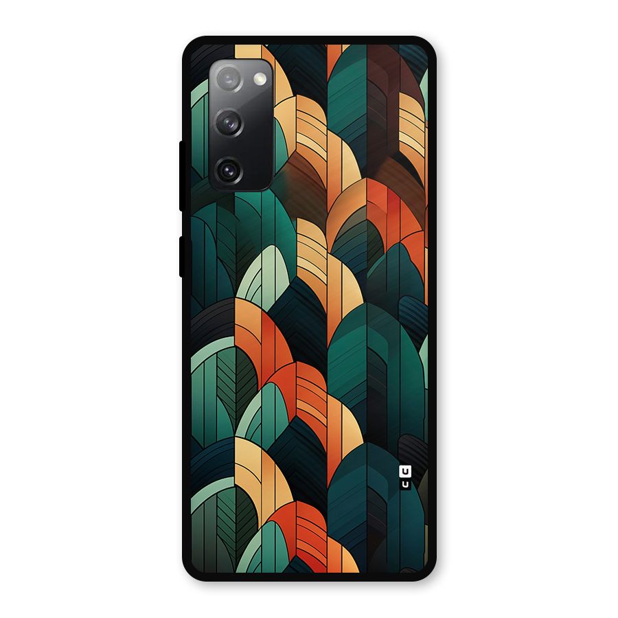 Abstract Seamless Pattern Metal Back Case for Galaxy S20 FE 5G