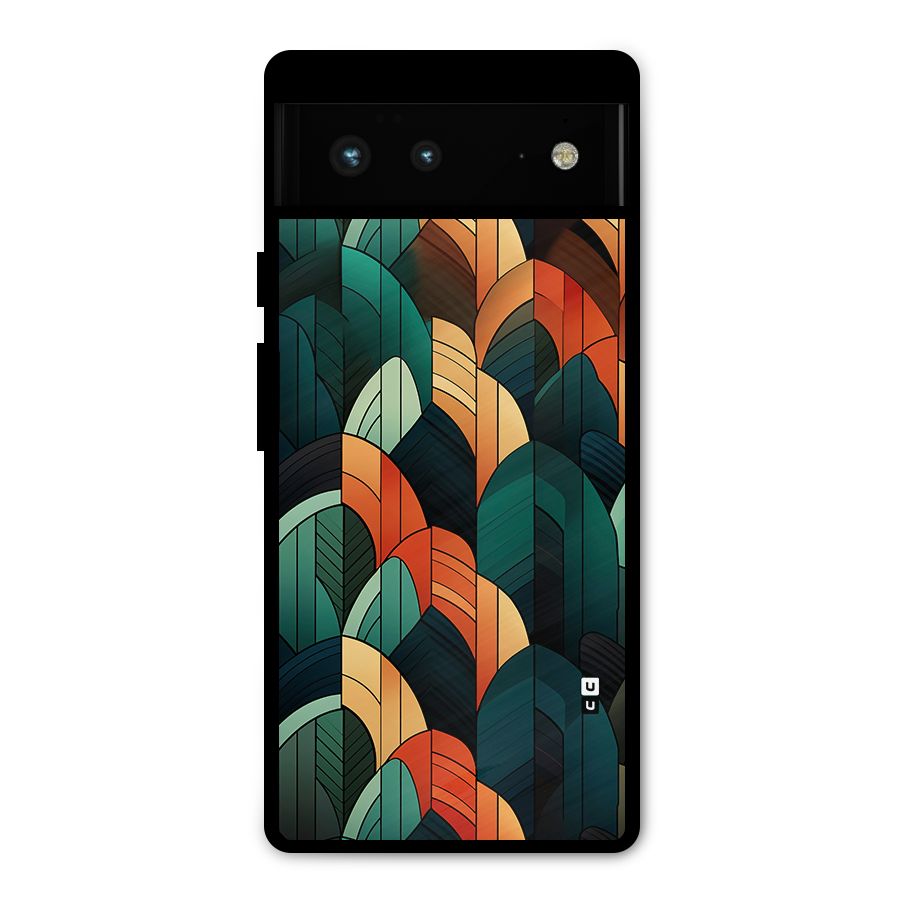 Abstract Seamless Pattern Metal Back Case for Google Pixel 6