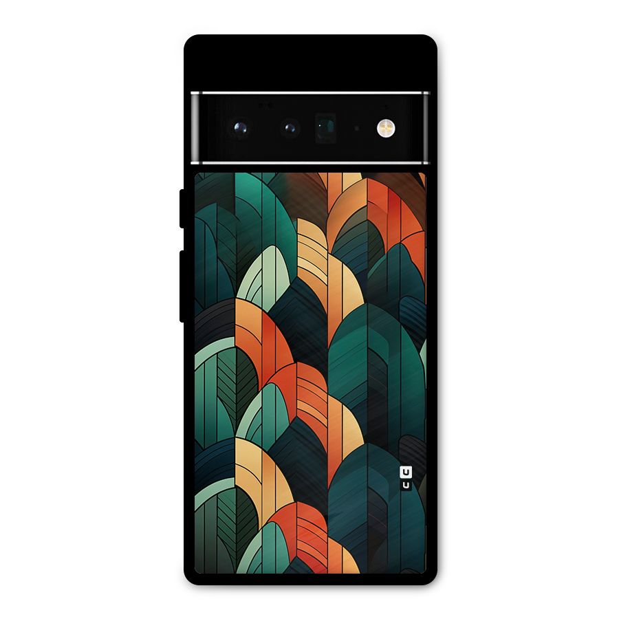 Abstract Seamless Pattern Metal Back Case for Google Pixel 6 Pro