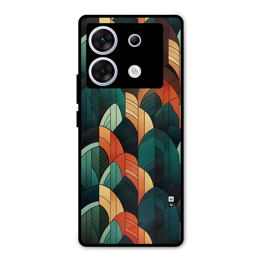 Abstract Seamless Pattern Metal Back Case for Infinix Zero 30 5G