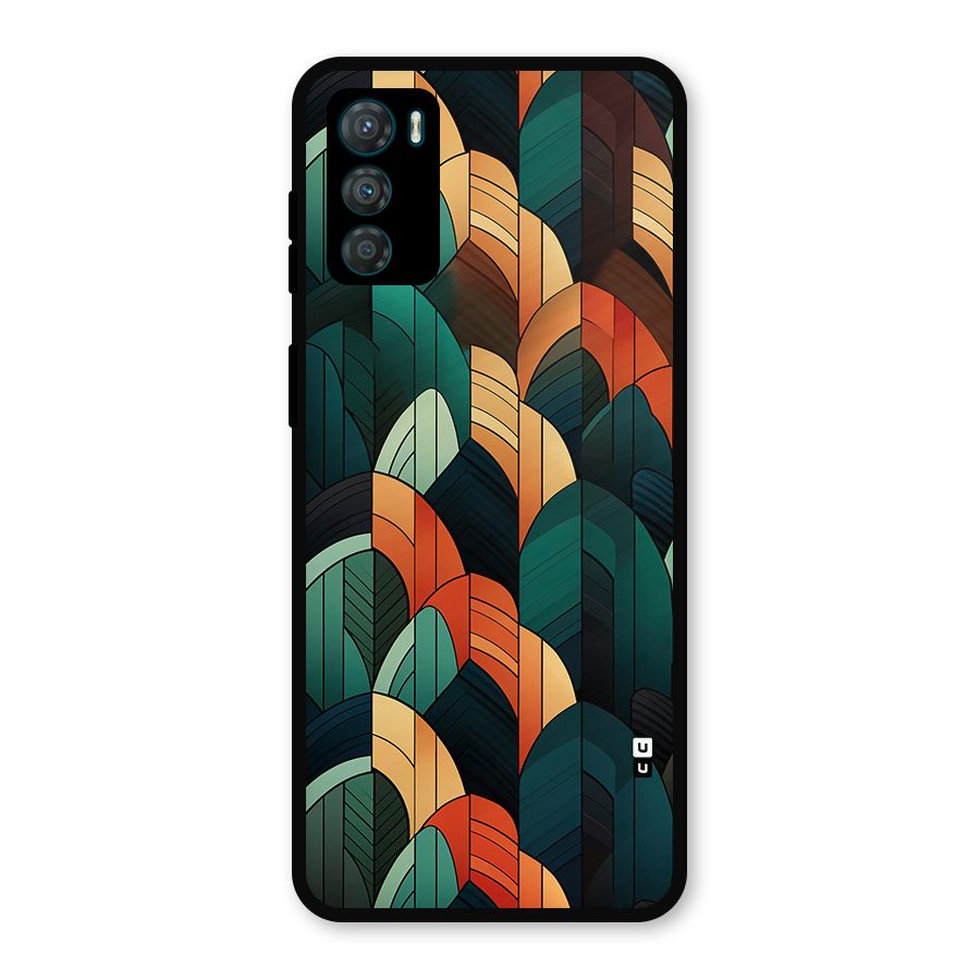 Abstract Seamless Pattern Metal Back Case for Moto G42