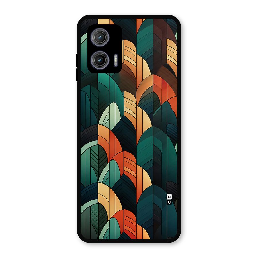 Abstract Seamless Pattern Metal Back Case for Moto G73