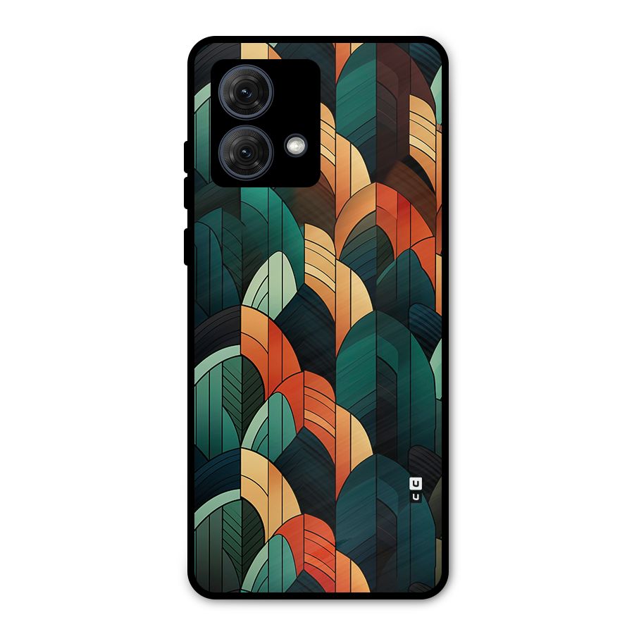 Abstract Seamless Pattern Metal Back Case for Moto G84
