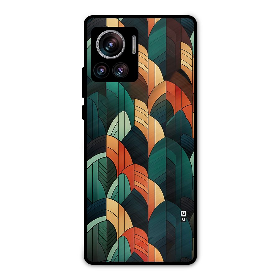 Abstract Seamless Pattern Metal Back Case for Motorola Edge 30 Ultra