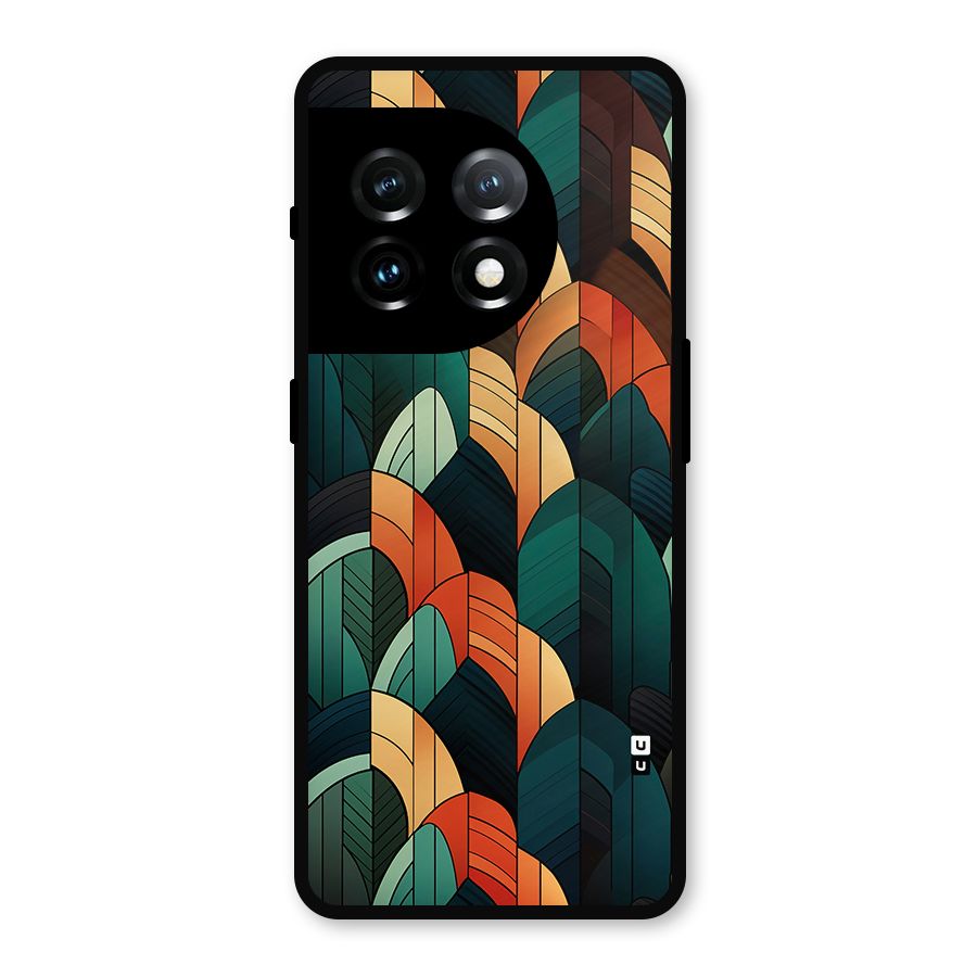 Abstract Seamless Pattern Metal Back Case for OnePlus 11