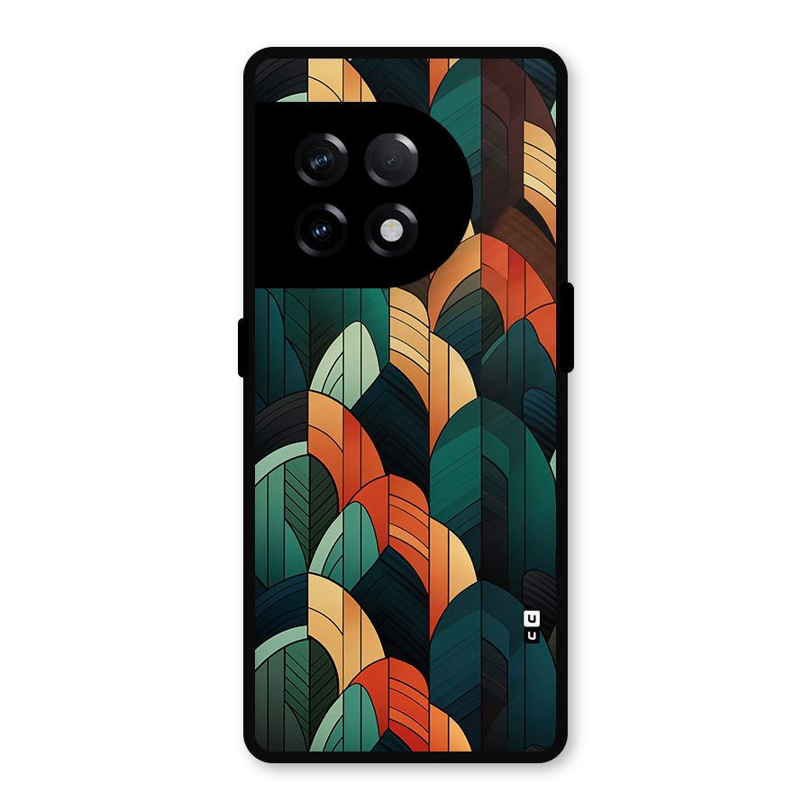 Abstract Seamless Pattern Metal Back Case for OnePlus 11R