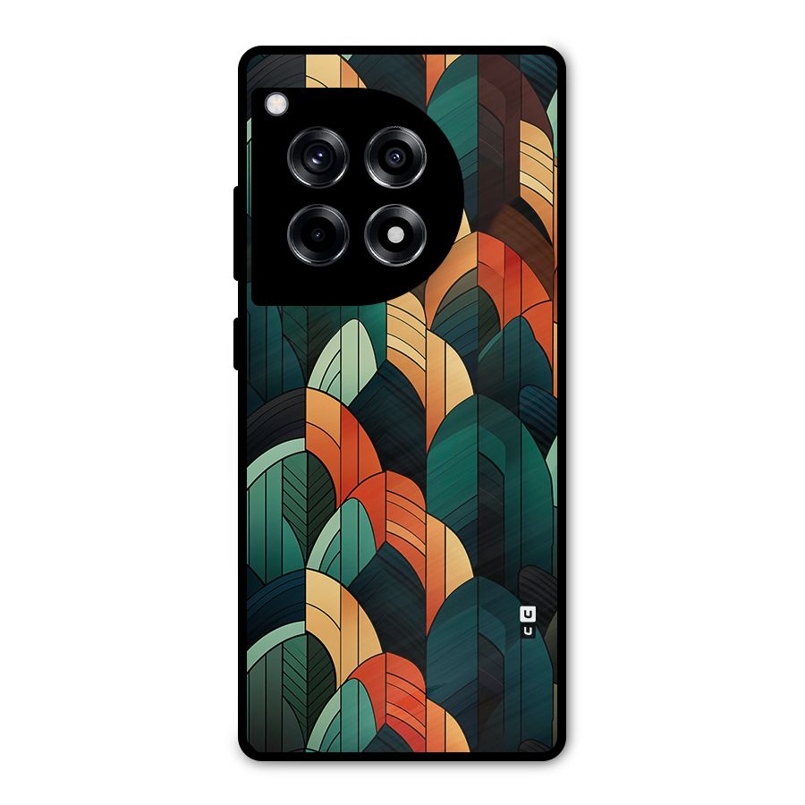 Abstract Seamless Pattern Metal Back Case for OnePlus 12R