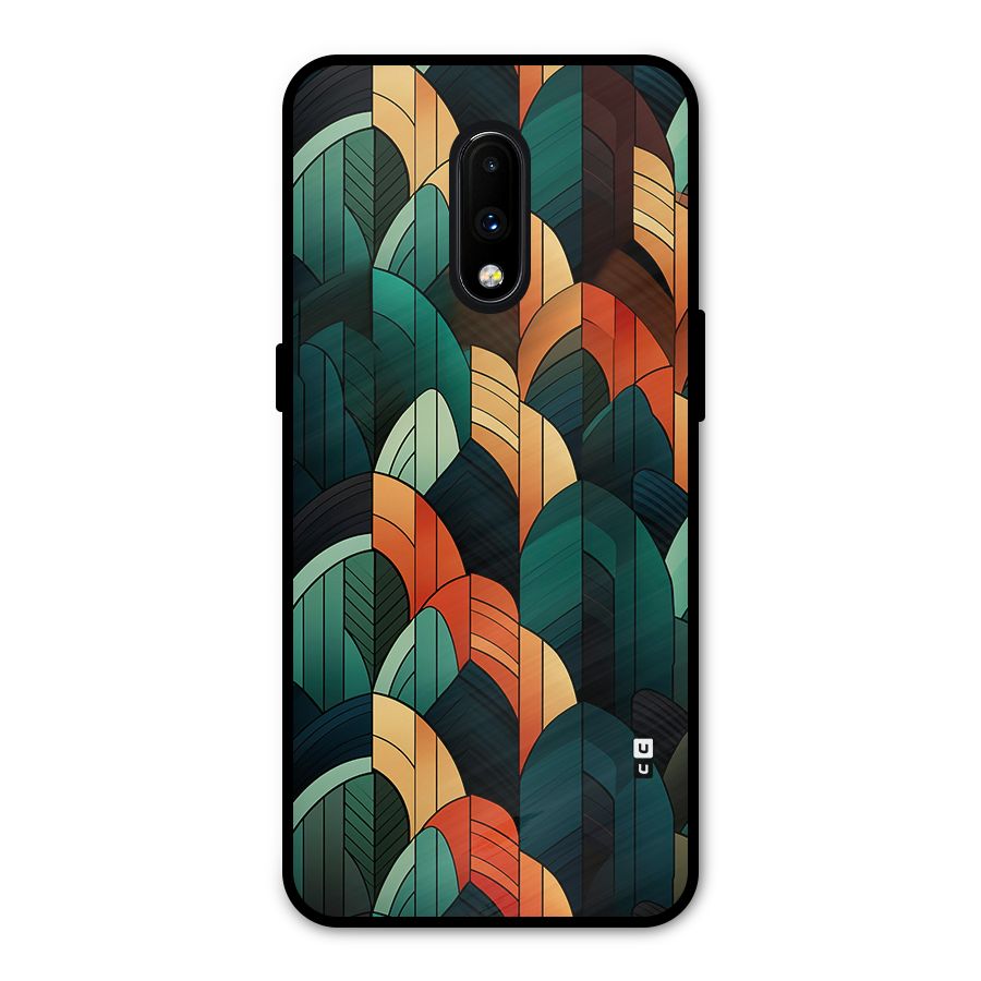 Abstract Seamless Pattern Metal Back Case for OnePlus 7