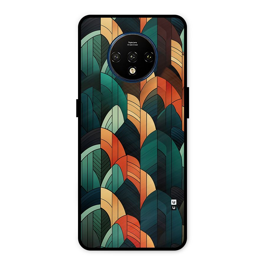 Abstract Seamless Pattern Metal Back Case for OnePlus 7T