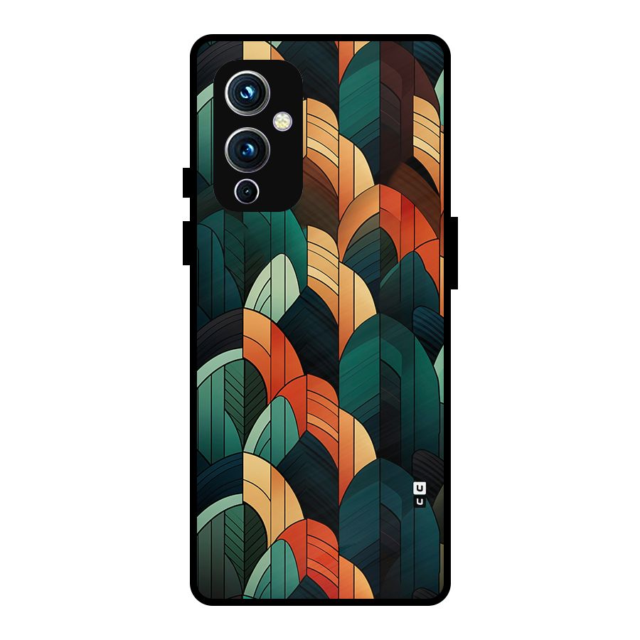 Abstract Seamless Pattern Metal Back Case for OnePlus 9