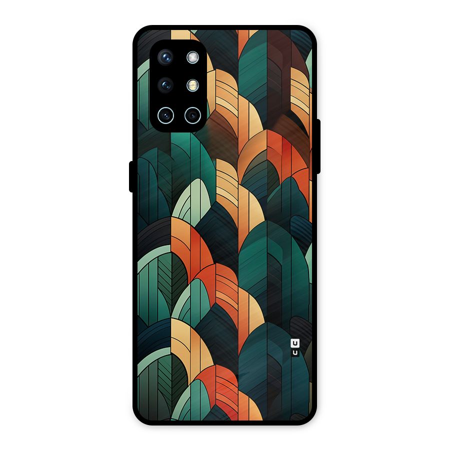 Abstract Seamless Pattern Metal Back Case for OnePlus 9R