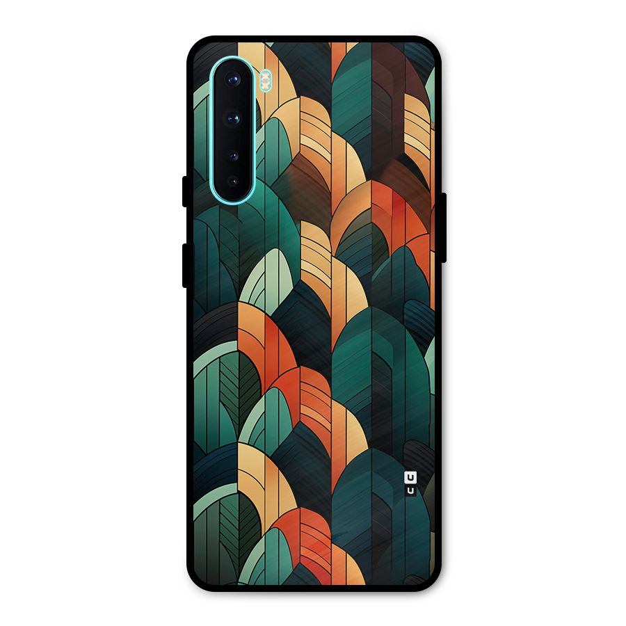 Abstract Seamless Pattern Metal Back Case for OnePlus Nord