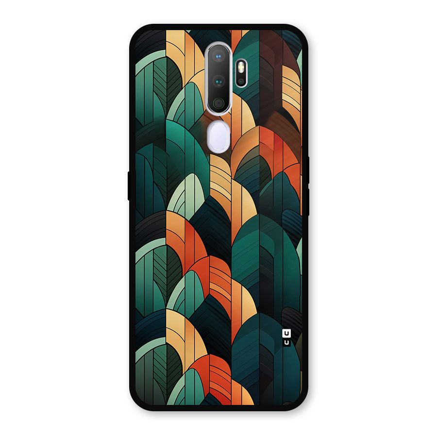 Abstract Seamless Pattern Metal Back Case for Oppo A9 (2020)