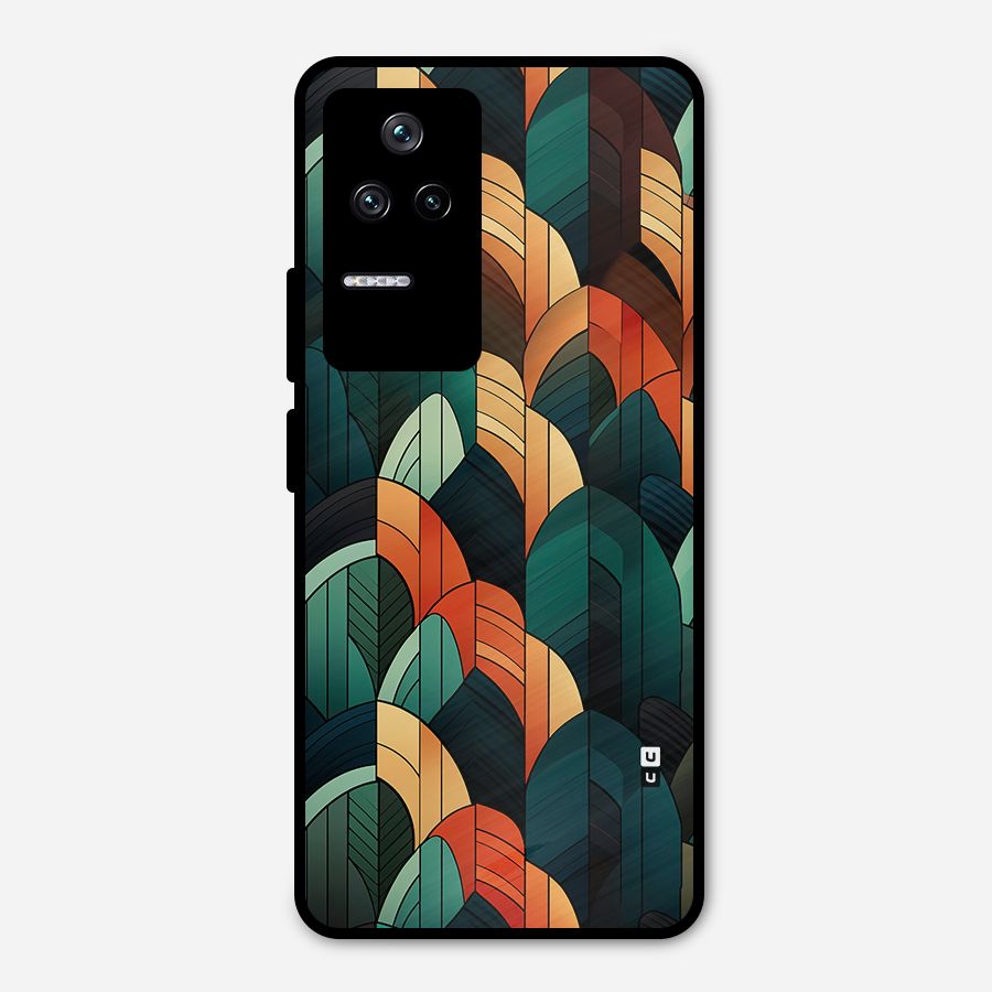 Abstract Seamless Pattern Metal Back Case for Poco F4 5G