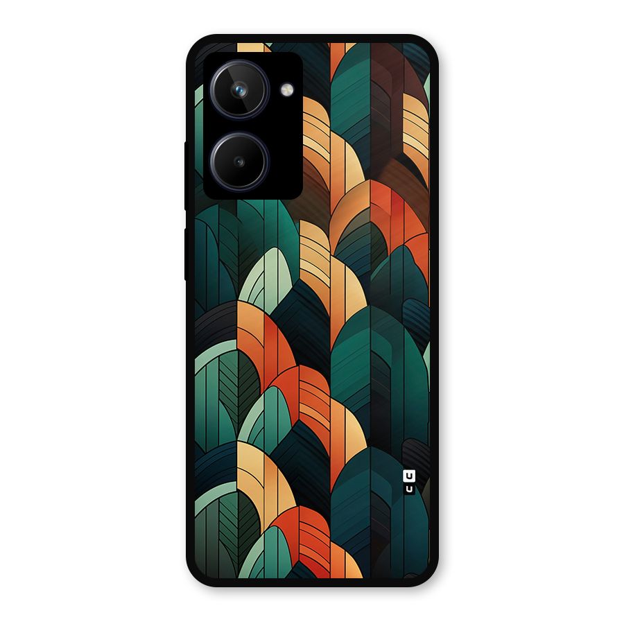 Abstract Seamless Pattern Metal Back Case for Realme 10