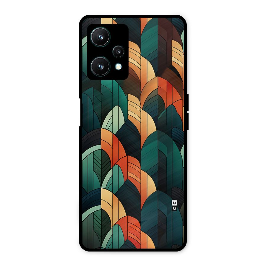 Abstract Seamless Pattern Metal Back Case for Realme 9 Pro 5G