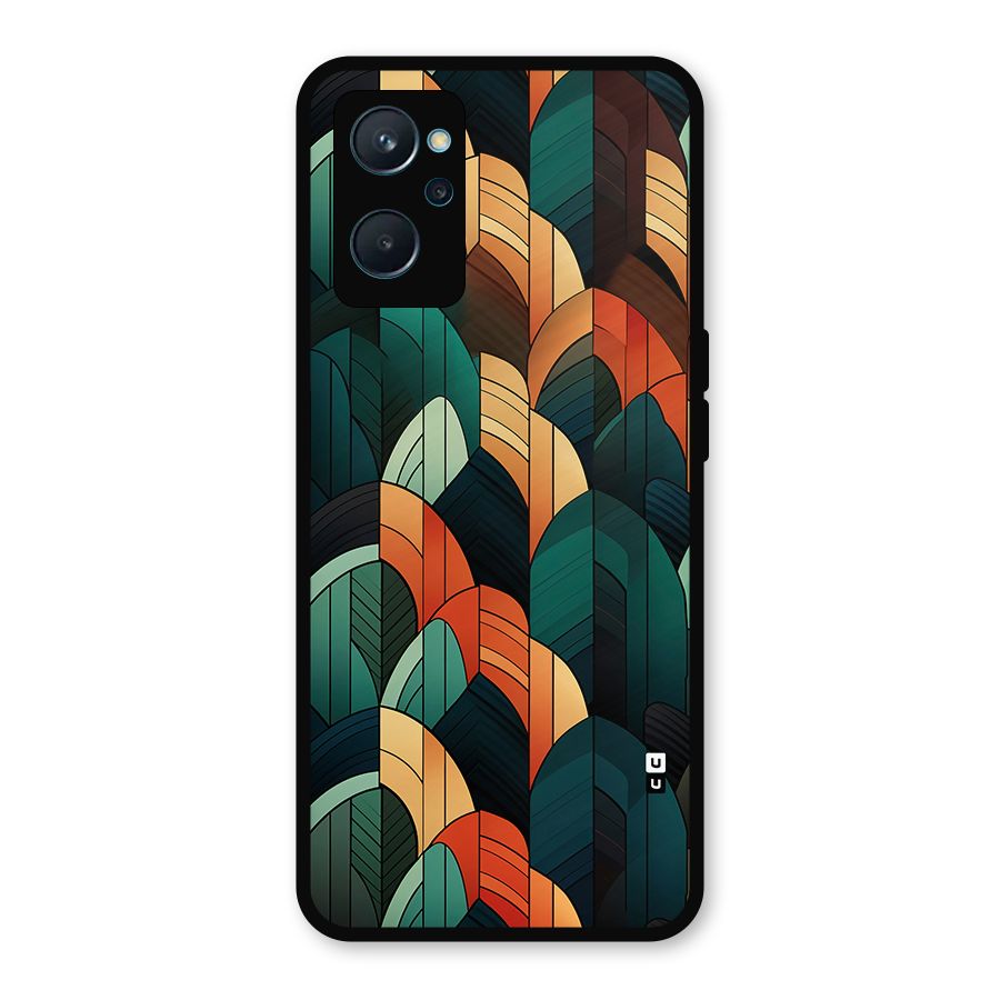 Abstract Seamless Pattern Metal Back Case for Realme 9i