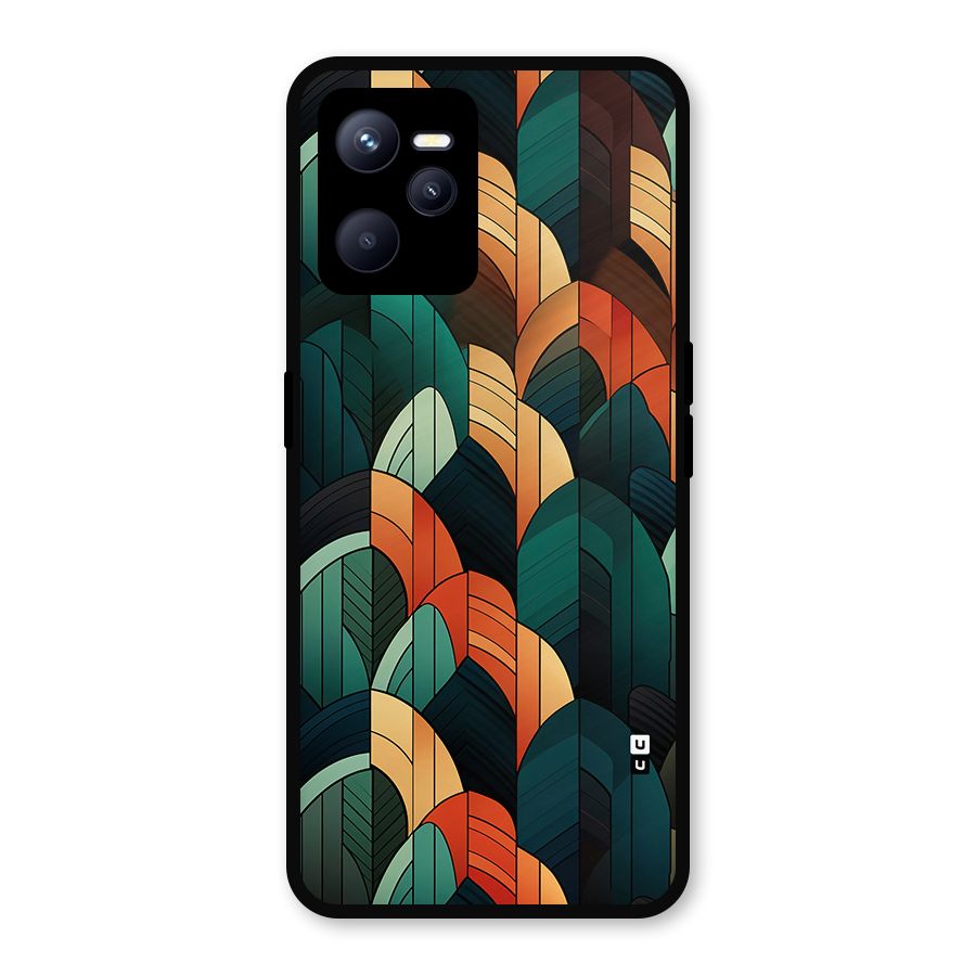 Abstract Seamless Pattern Metal Back Case for Realme C35