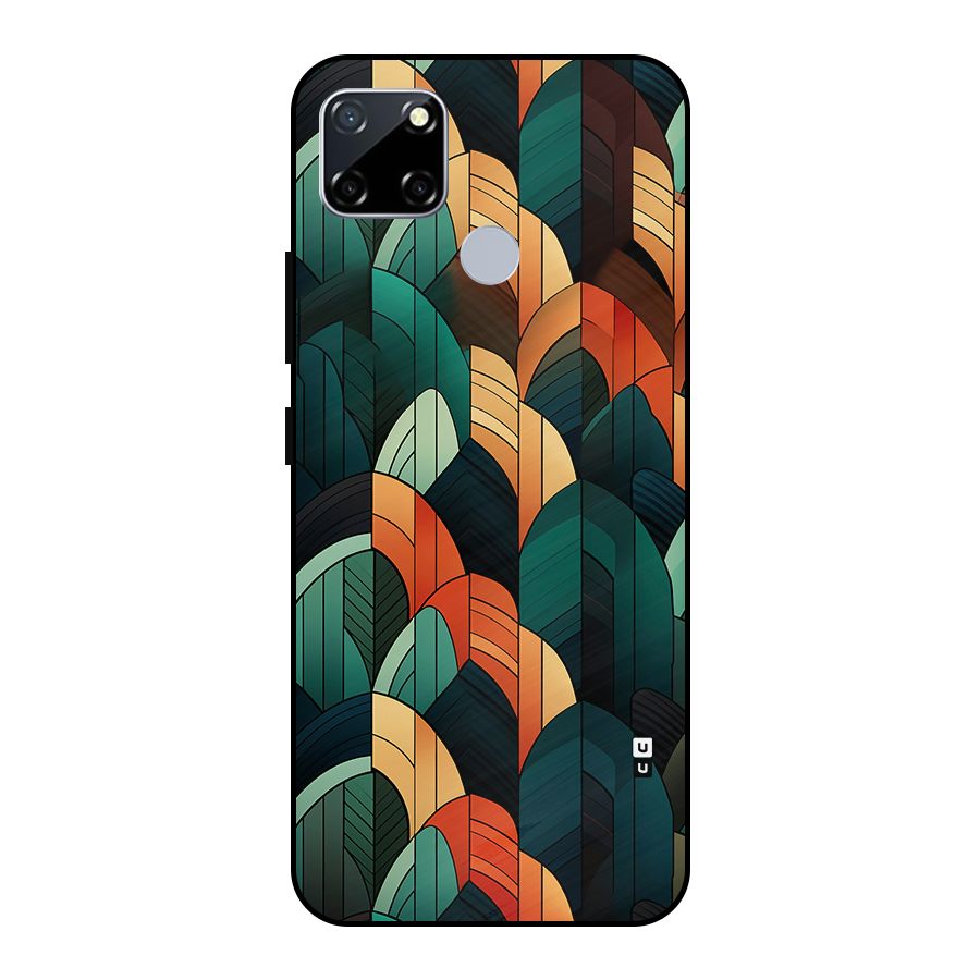 Abstract Seamless Pattern Metal Back Case for Realme Narzo 20