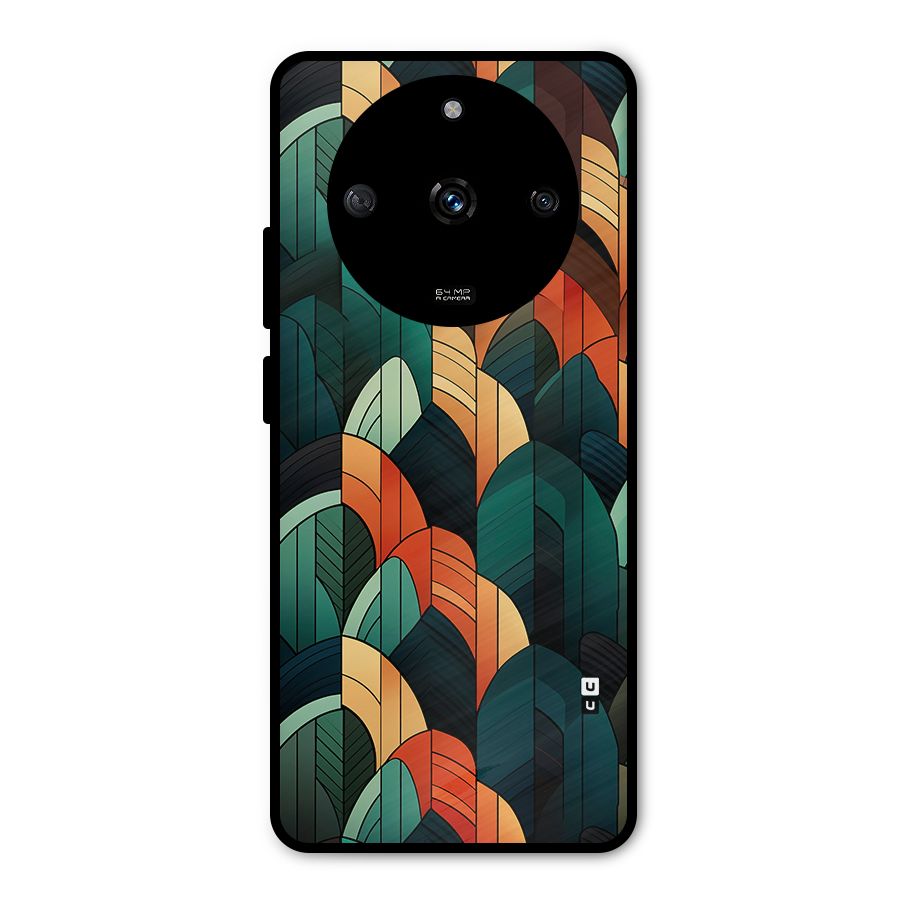 Abstract Seamless Pattern Metal Back Case for Realme Narzo 60 5G