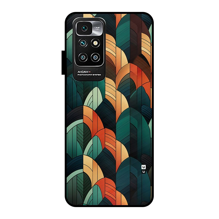 Abstract Seamless Pattern Metal Back Case for Redmi 10 Prime
