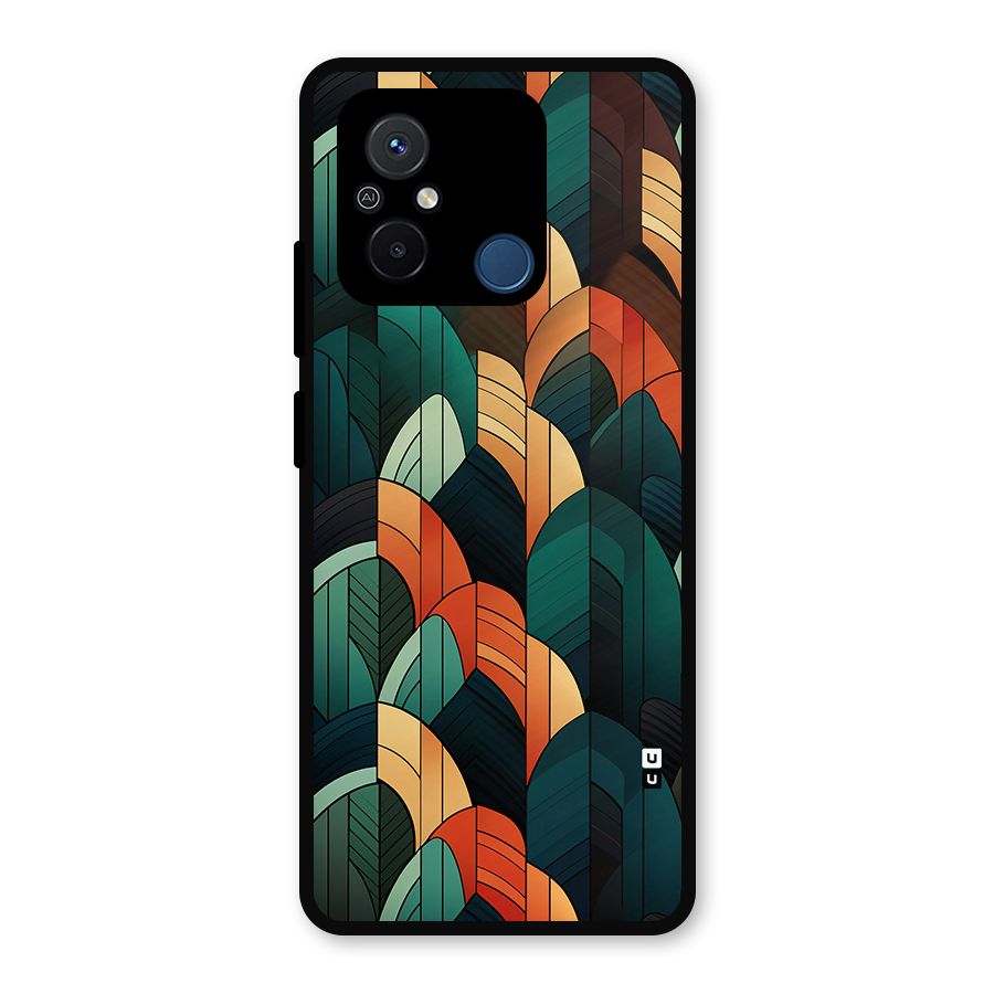 Abstract Seamless Pattern Metal Back Case for Redmi 12C